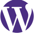 wordpress purple logo