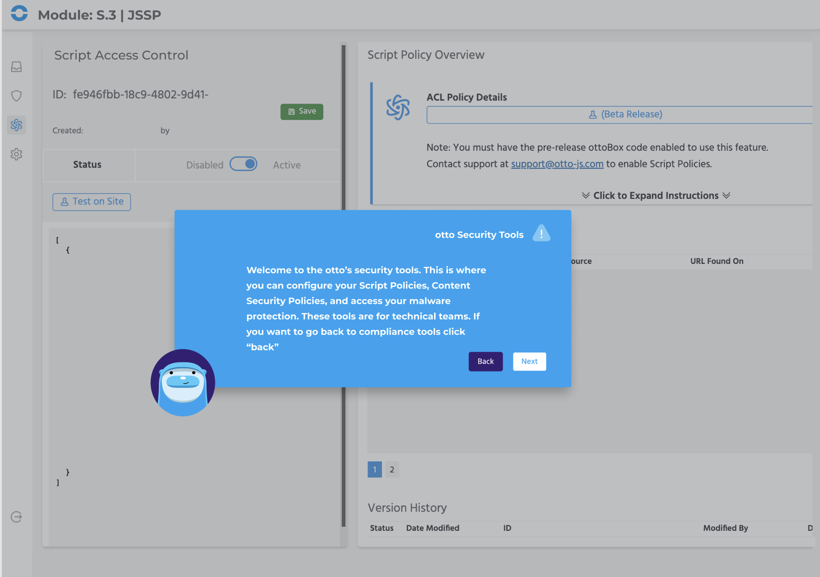 ottoBox Security Tools, controls, visibility, protection